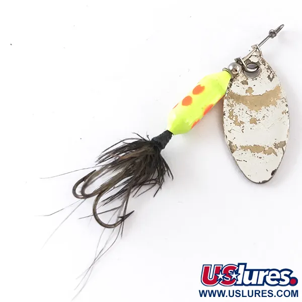 Yakima Bait Worden’s Original Rooster Tail UV (świeci w ultrafiolecie), nikiel/żółty, 2,6 g błystka obrotowa #4827