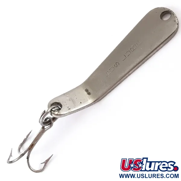 Luhr Jensen Hus-lure UV (świeci w ultrafiolecie), nikiel/pomarańczowy UV - świeci w ultrafiolecie, 4 g błystka wahadłowa #4839