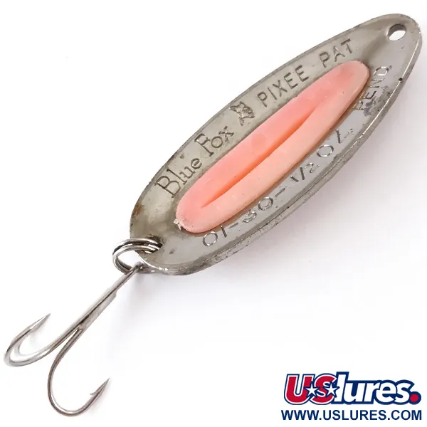  Blue Fox Pixee, młotkowany nikiel/różowy, 14 g błystka wahadłowa #4840