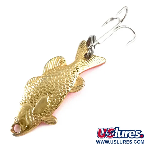 Other Flash Fish UV (świeci w ultrafiolecie), złoty/pomarańczowy UV - świeci w ultrafiolecie, 3,4 g błystka wahadłowa #4868