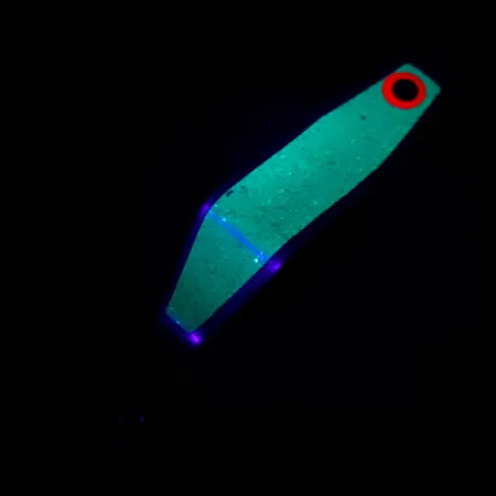 Shasta Humdinger, nikiel/zielony brokat, 11 g błystka wahadłowa #4871