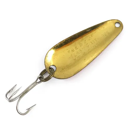 Nebco FlashBait 366, czerwony/biały/mosiądz, 1,9 g błystka wahadłowa #4876