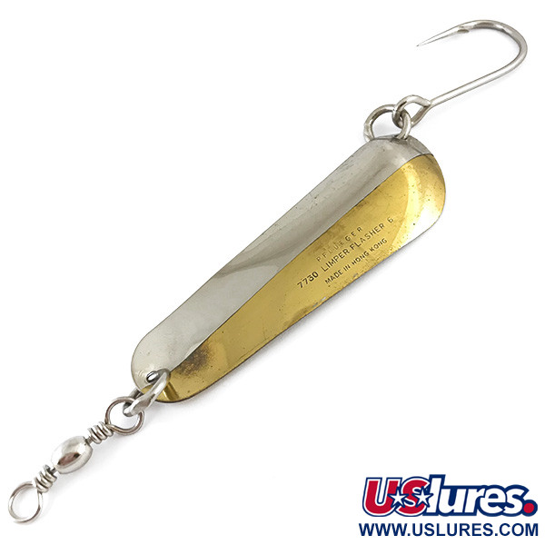  Pflueger Limper Flasher 7730, złoto Srebro, 21 g błystka wahadłowa #4882