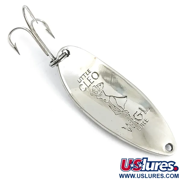 Seneca Little Cleo (Hula Girl), nikiel/niebieski, 14 g błystka wahadłowa #4913