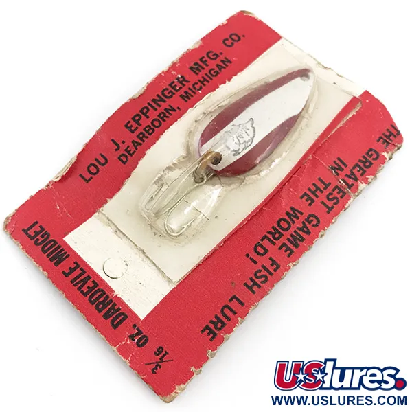 Eppinger Dardevle Midget, czerwony/biały/nikiel, 6 g błystka wahadłowa #4925