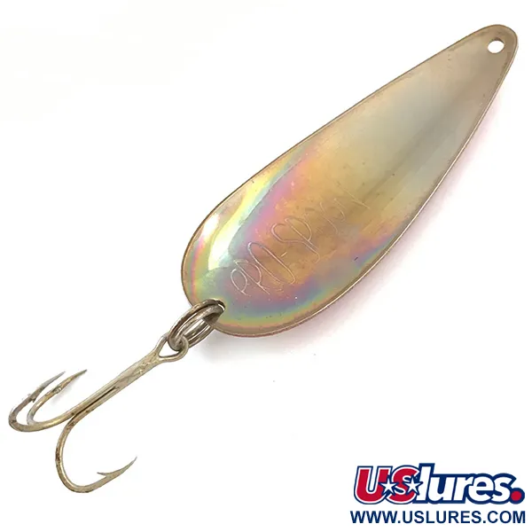 American Sportsman Pro Spoon, czerwony/kość słoniowa/tęcza nikiel, 10,5 g błystka wahadłowa #4928