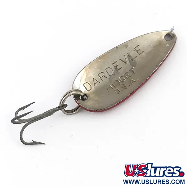 Eppinger Dardevle Midget, czerwony/biały/nikiel, 6 g błystka wahadłowa #4937