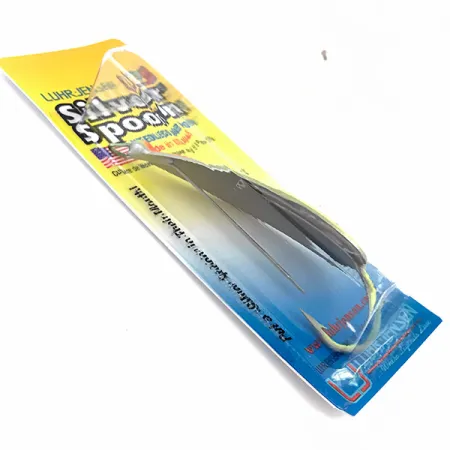 Luhr Jensen Silver Spoon UV , Fire Tiger UV, 21 g błystka wahadłowa #20206