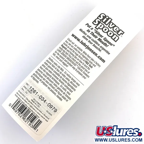 Błystka antyzaczepowa Silver Spoon UV (świeci w ultrafiolecie)