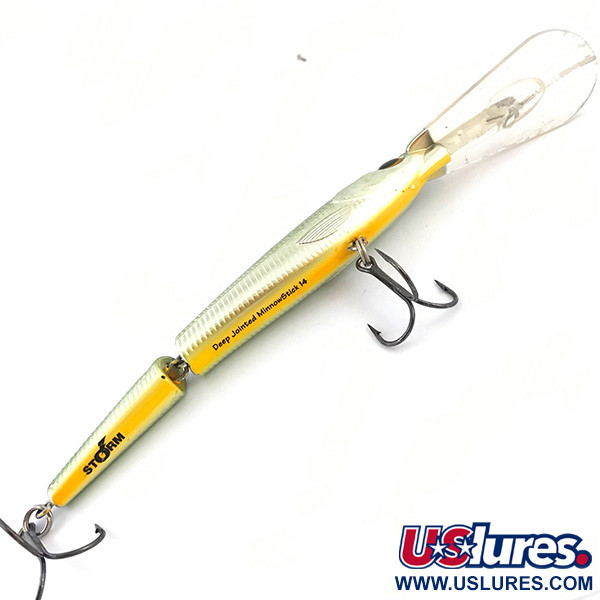 Storm Deep Jointed Minnow Stick 14, zielony, 25 g wobler #4942