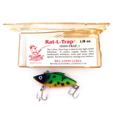 Bill Lewis Tiny-Trap, Fire Tiger (Ognisty Tygrys), 5,5 g wobler #4952