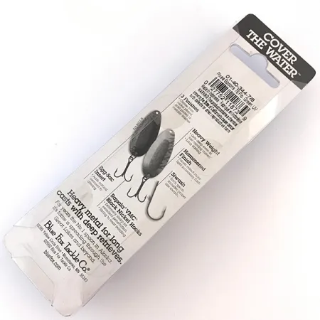 Blue Fox Pixee UV (świeci w ultrafiolecie), nikiel/zielony, 24 g błystka wahadłowa #4954