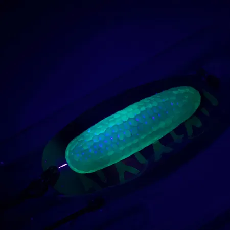 Blue Fox Rattlin Pixee, nikiel/zielony, 14 g błystka wahadłowa #4957