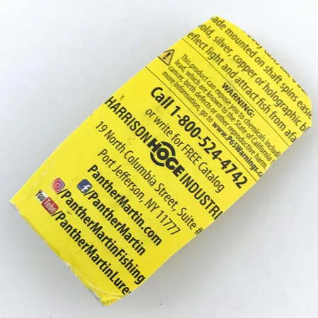 Panther Martin 4 UV (świeci w ultrafiolecie), tęcza, 4 g błystka obrotowa #4996