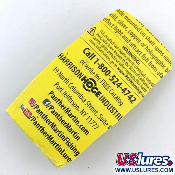  Panther Martin 4 UV (świeci w ultrafiolecie), tęcza, 4 g błystka obrotowa #4996