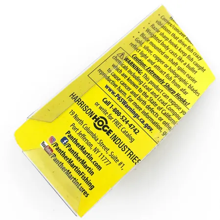 Panther Martin 6, srebrny/niebieski, 6 g błystka obrotowa #4998