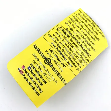 Panther Martin 6, Fire Tiger (Ognisty Tygrys), 6 g błystka obrotowa #5010