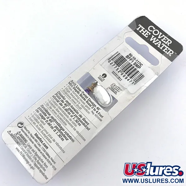 Blue Fox Super Vibrax 1, srebro, 4 g błystka obrotowa #5003