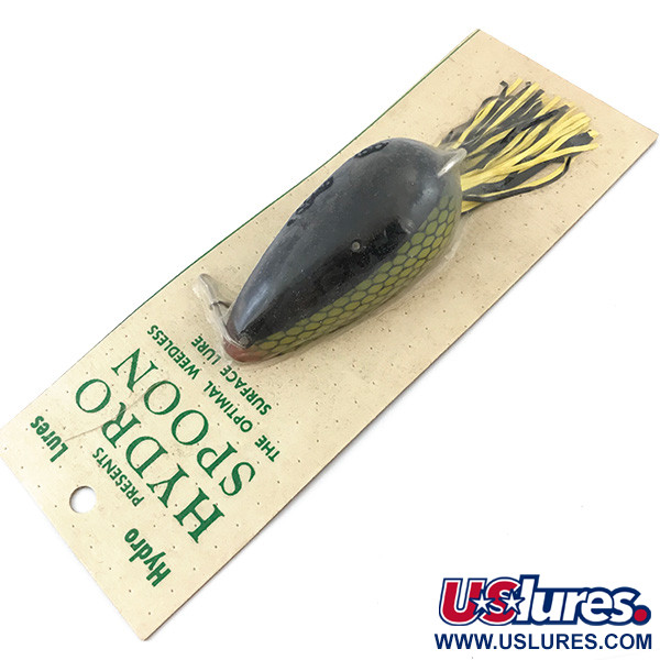 Hydro Lures Błystka antyzaczepowa Hydro Spoon, czarny/zielony/żółty, 14 g wobler #5489