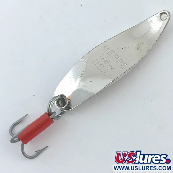  Mepps Syclops 00, srebrny/czerwony, 4,5 g błystka wahadłowa #5038