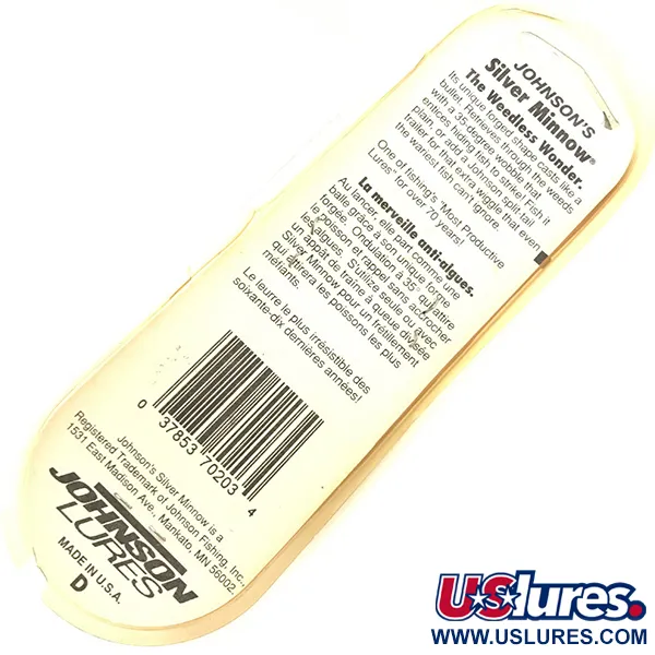  Błystka antyzaczepowa Johnson Silver Minnow, złoto, 14 g błystka wahadłowa #5046