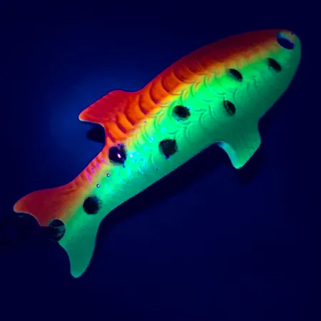 Acme Phoebe UV (świeci w ultrafiolecie), pstrąg tęczowy/nikiel, 4 g błystka wahadłowa #5083