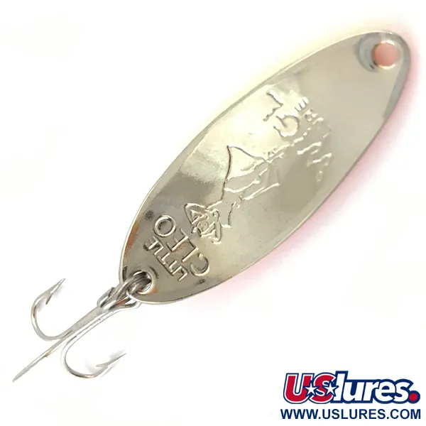 Seneca Little Cleo (Hula Girl, UV - świeci w ultrafiolecie), żółty/pomarańczowy/nikiel, 10 g błystka wahadłowa #5092