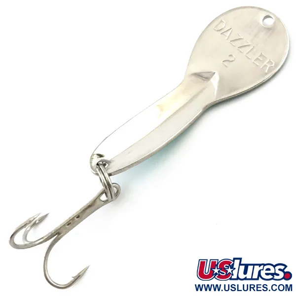 Acme Dazzler #2, nikiel/zielony, 7 g błystka wahadłowa #5096