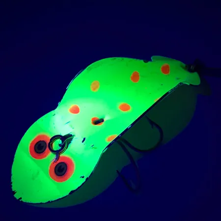 Buck Perry Spoonplug UV (świeci w ultrafiolecie), żółty/czerwony, 14 g błystka wahadłowa #5100