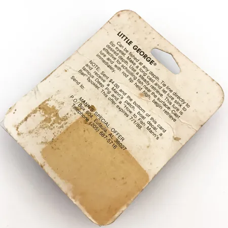 Mann's Bait  Little George, biały/nikiel, 17 g błystka obrotowa #5116