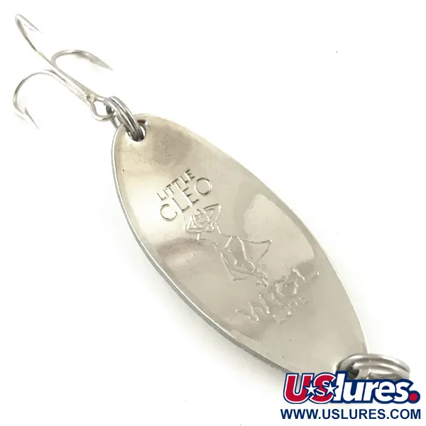 Seneca Little Cleo (Hula Girl), biały/zielony/nikiel, 18 g błystka wahadłowa #5144