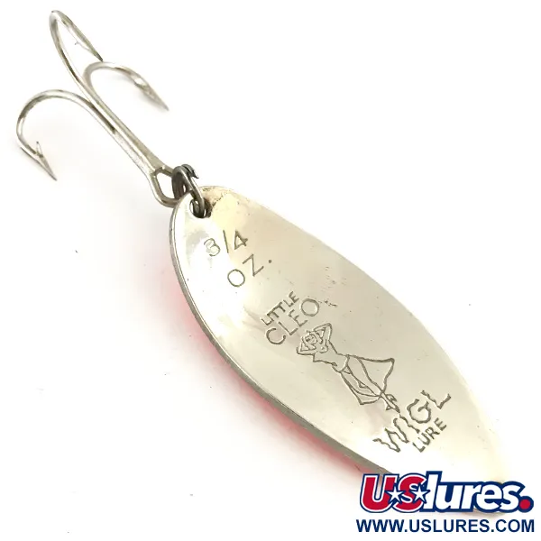 Seneca Little Cleo (Hula Girl), biała perła/nikiel, 21 g błystka wahadłowa #5158