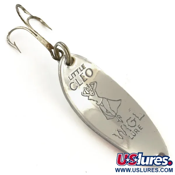 Seneca Little Cleo (Hula Girl), biały perłowy/czerwony/nikiel, 10 g błystka wahadłowa #5160