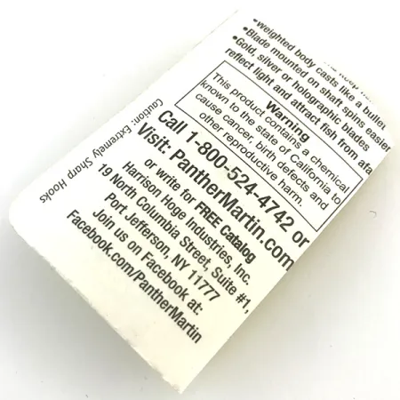 Panther Martin 4, srebrny/niebieski, 4 g błystka obrotowa #5171