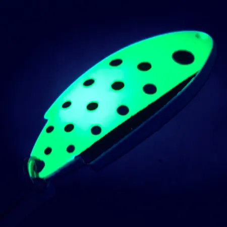 Thomas Buoyant UV (świeci w ultrafiolecie), Chartreuse/biały UV - świeci w świetle ultrafioletowym, 7 g błystka wahadłowa #5186