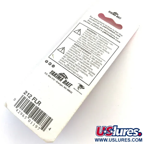 Yakima Bait Worden’s Original Rooster Tail, złoty/czerwony UV - świeci w ultrafiolecie, 7 g błystka wahadłowa #5794