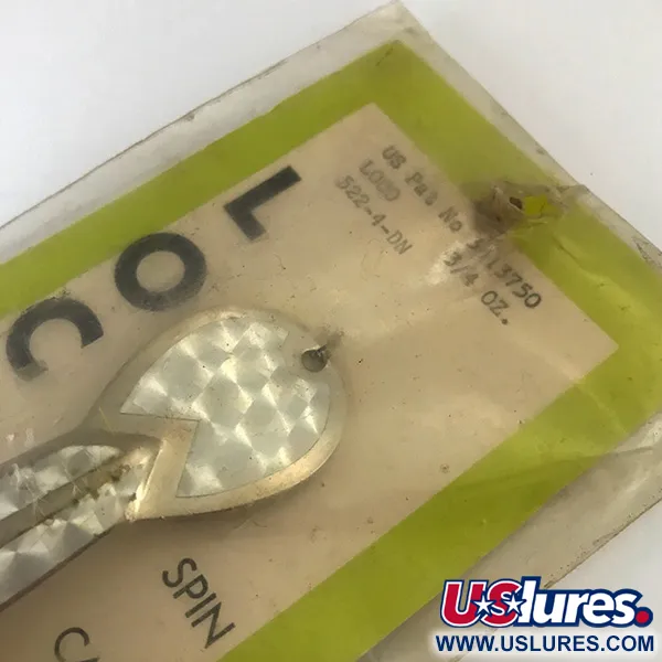 Glen Evans Błystka antyzaczepowa Loco, nikiel/hologram/żółty, 19 g błystka wahadłowa #5200