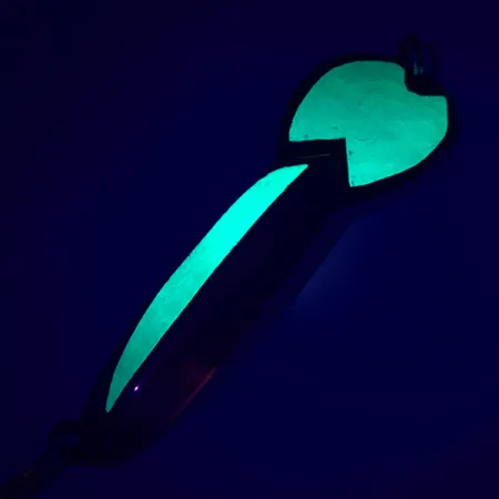 Glen Evans Loco 4., nikiel/zielony hologram, 23 g błystka wahadłowa #5202