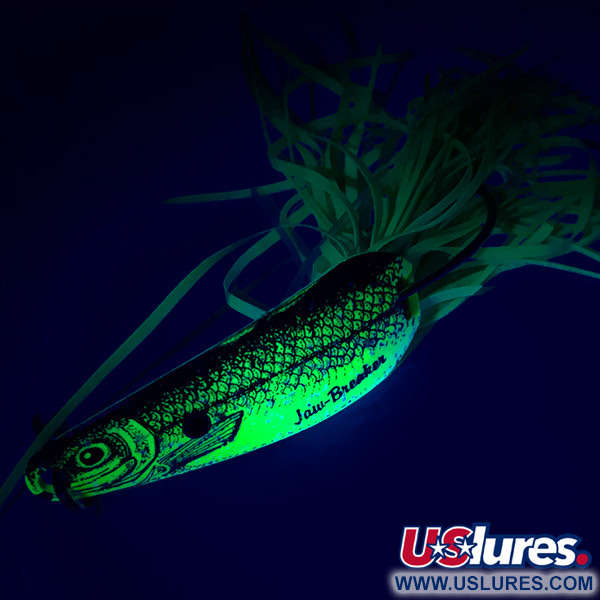 Northland tackle Błystka antyzaczepowa Jaw-Breaker UV (świeci w ultrafiolecie), zielony, 15,5 g błystka wahadłowa #5207