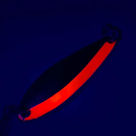 Acme Fiord Spoon UV (świeci w ultrafiolecie), nikiel/czerwony, 7 g błystka wahadłowa #5219