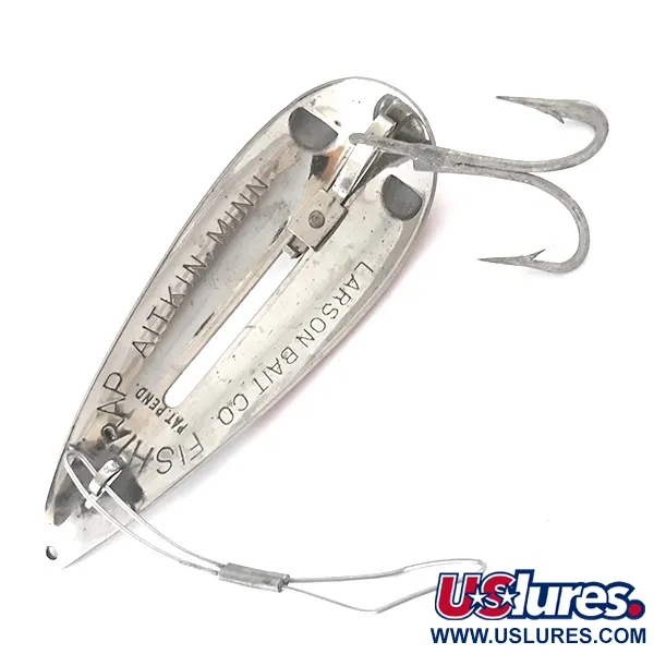 Weedless Bait  Błystka antyzaczepowa LARSON BAIT FISHTRap​, czerwony/biały/nikiel, 17 g błystka wahadłowa #5250