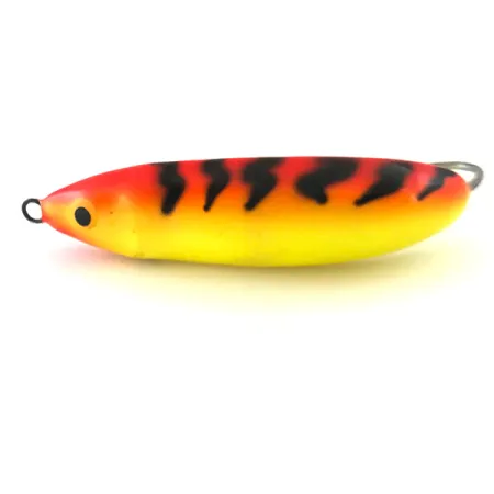 Błystka antyzaczepowa Rapala Minnow Spoon UV (świeci w ultrafiolecie), Fire Tiger (Ognisty Tygrys), 15 g błystka wahadłowa #5265