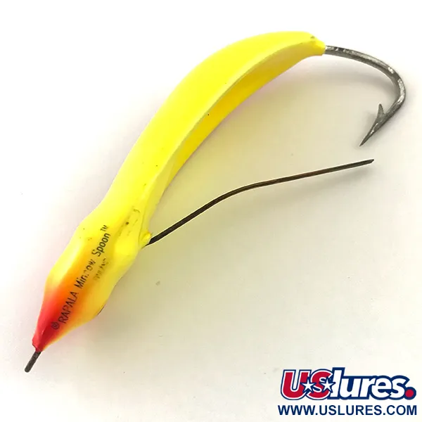  Błystka antyzaczepowa Rapala Minnow Spoon UV (świeci w ultrafiolecie), Fire Tiger (Ognisty Tygrys), 15 g błystka wahadłowa #5265