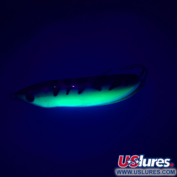  Błystka antyzaczepowa Rapala Minnow Spoon UV (świeci w ultrafiolecie), Fire Tiger (Ognisty Tygrys), 15 g błystka wahadłowa #5265