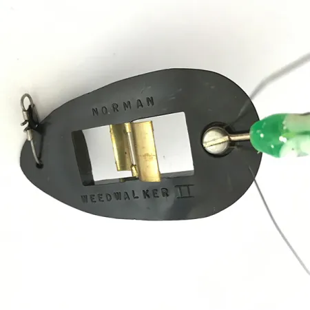 Błystka antyzaczepowa Norman Weedwalker, czarny zielony, 14 g błystka wahadłowa #5274
