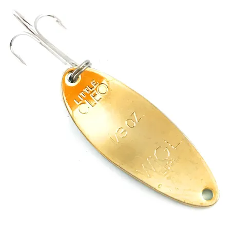 Acme Little Cleo, zielony metaliczny/złoty, 9 g błystka wahadłowa #5296