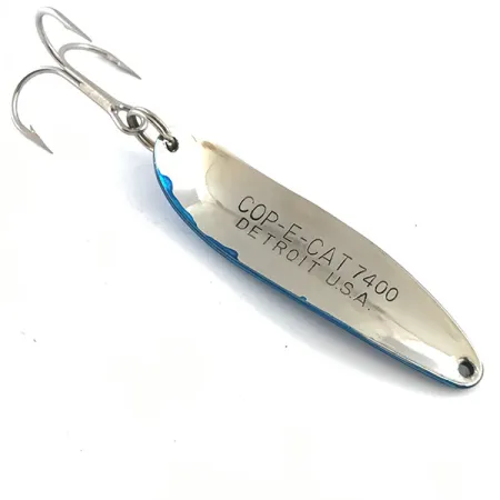 Eppinger Dardevle Cop-E-Cat 7400, nikiel/niebieski, 14 g błystka wahadłowa #5304