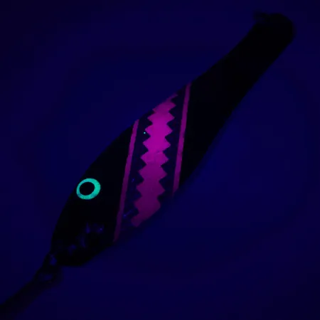 Trinidad Tackle OPTIMIZER Trolling Spoon UV (świeci w ultrafiolecie), czarny/czerwony/srebrny, 17 g błystka wahadłowa #5346