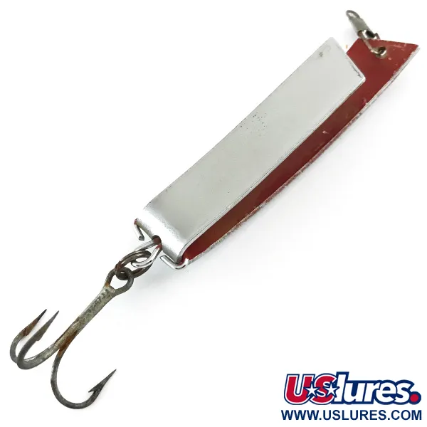 South Bend Super-Duper 509, nikiel/czerwony, 11 g błystka wahadłowa #5350