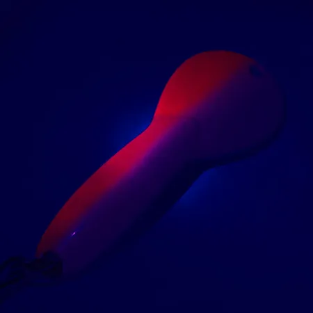 Acme Dazzler #2 UV (świeci w ultrafiolecie), biały perłowy/czerwony/nikiel, 7 g błystka wahadłowa #5370